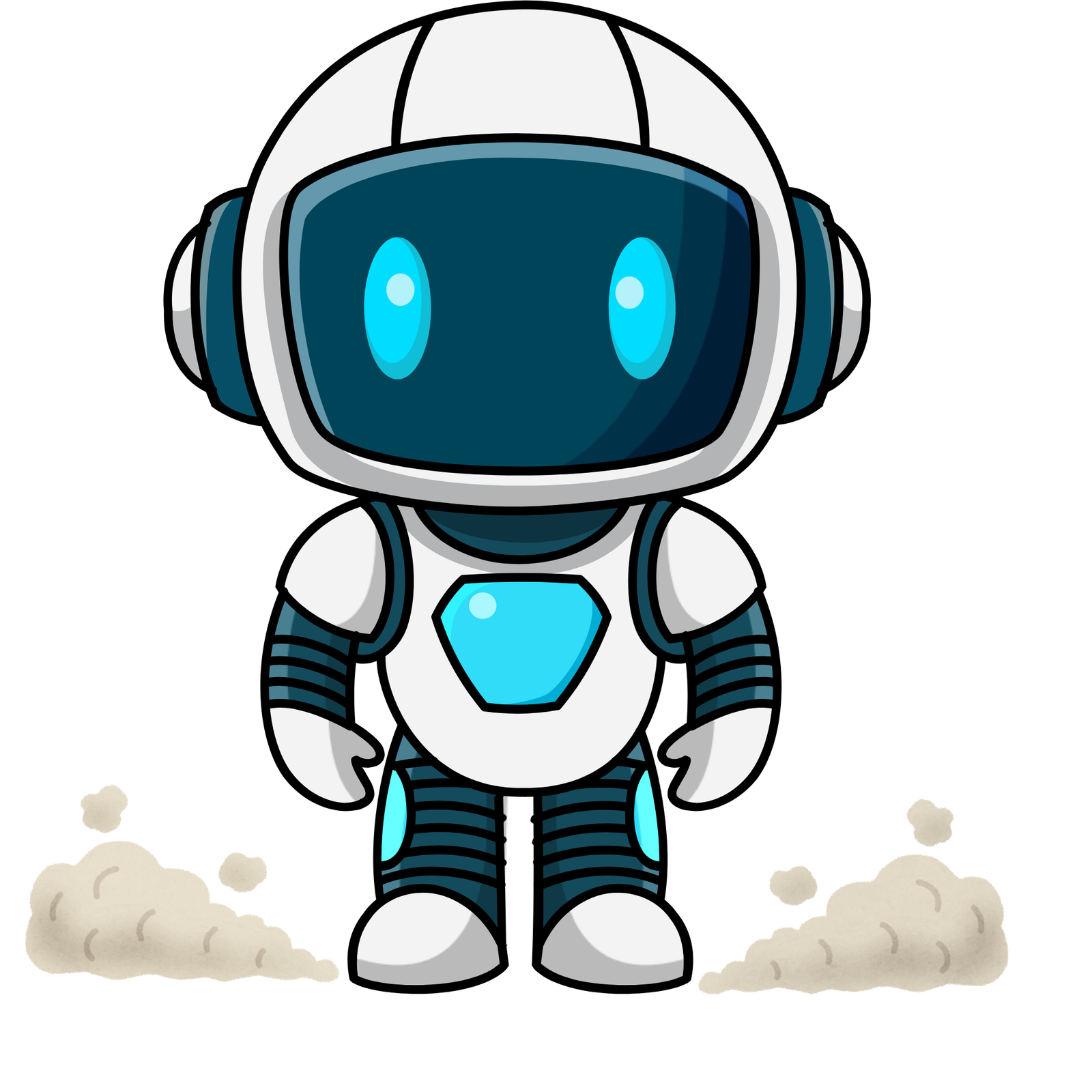 robot stands